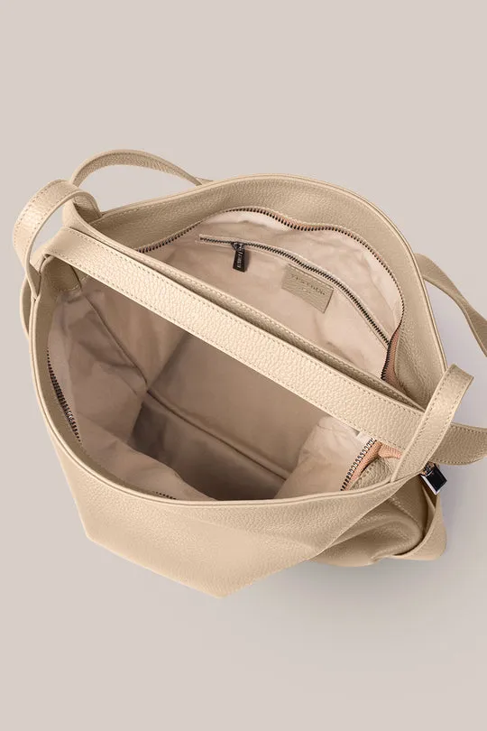 Bella Beige 2-in 1 Convertible Backpack Tote