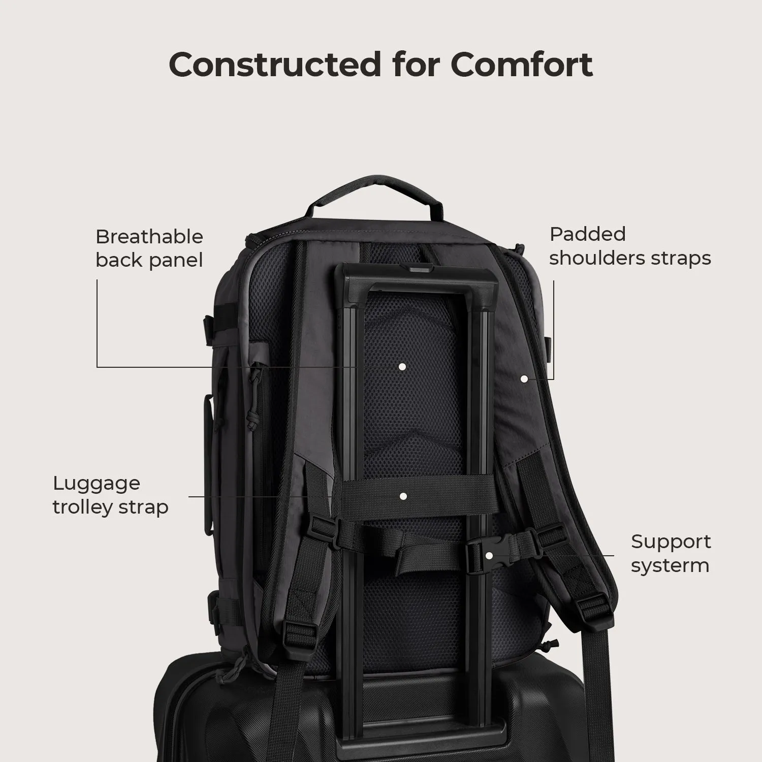 Blast Quick Access 28L-38L Carry On Travel Backpack