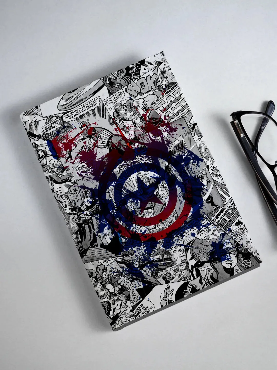 Captain America Splash Out Shield Hardbound Diary