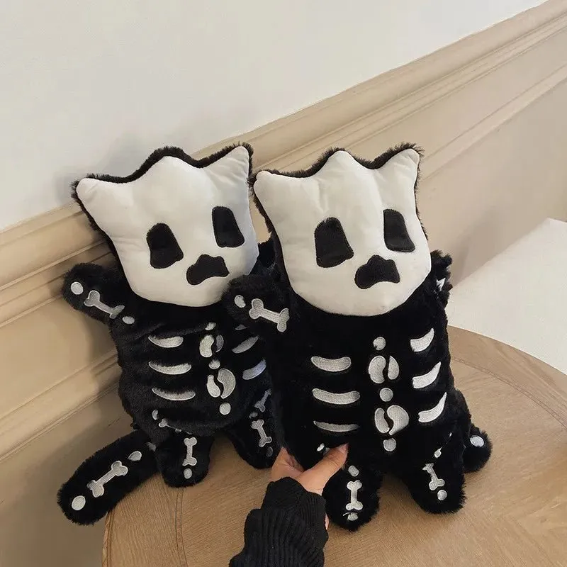 Creepy Cute Skeleton Plush Backpack