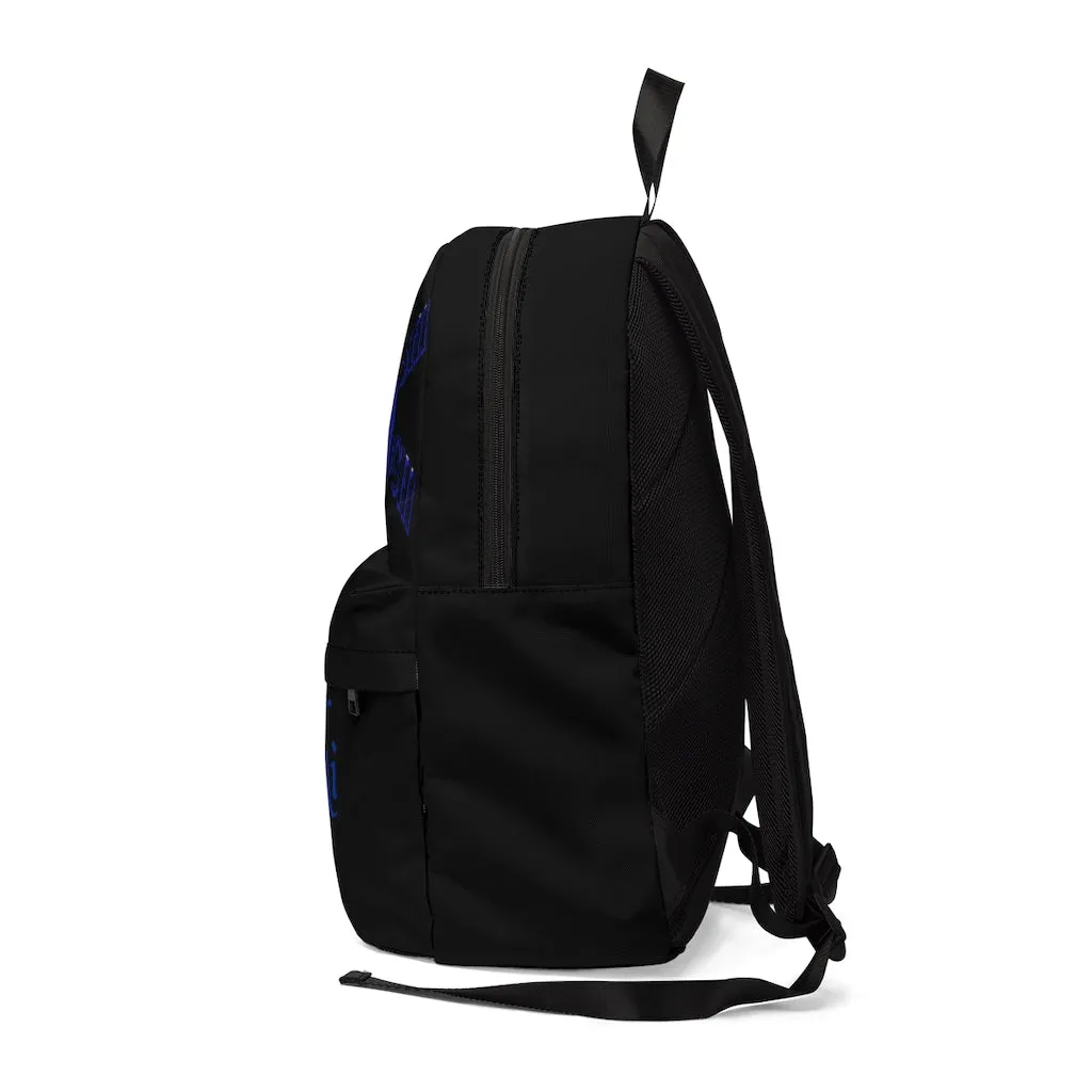 Crowgodshi Designer-X Backpack, DUKE BLUE LOGO