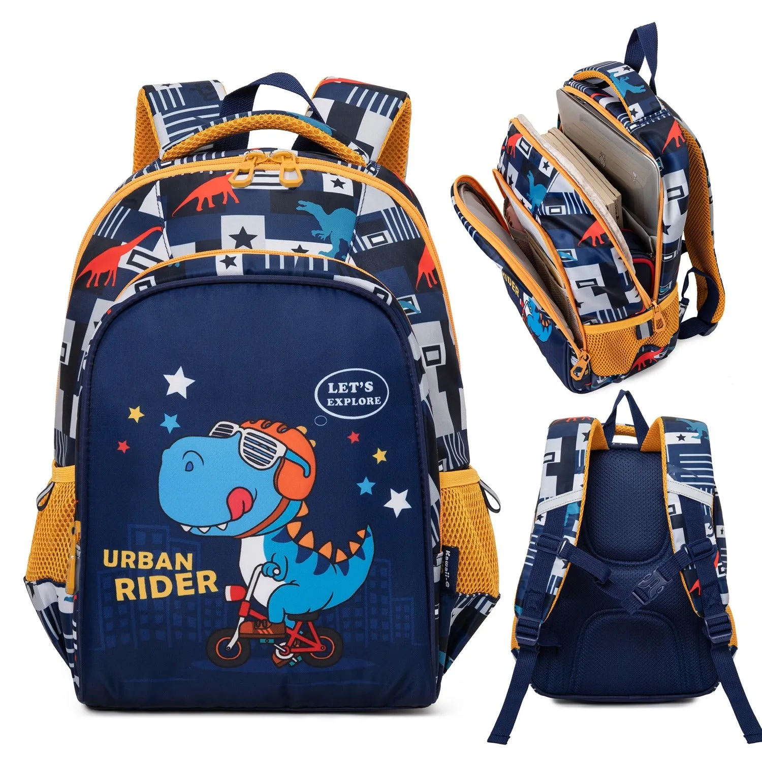 Dino School Backpack For Kids