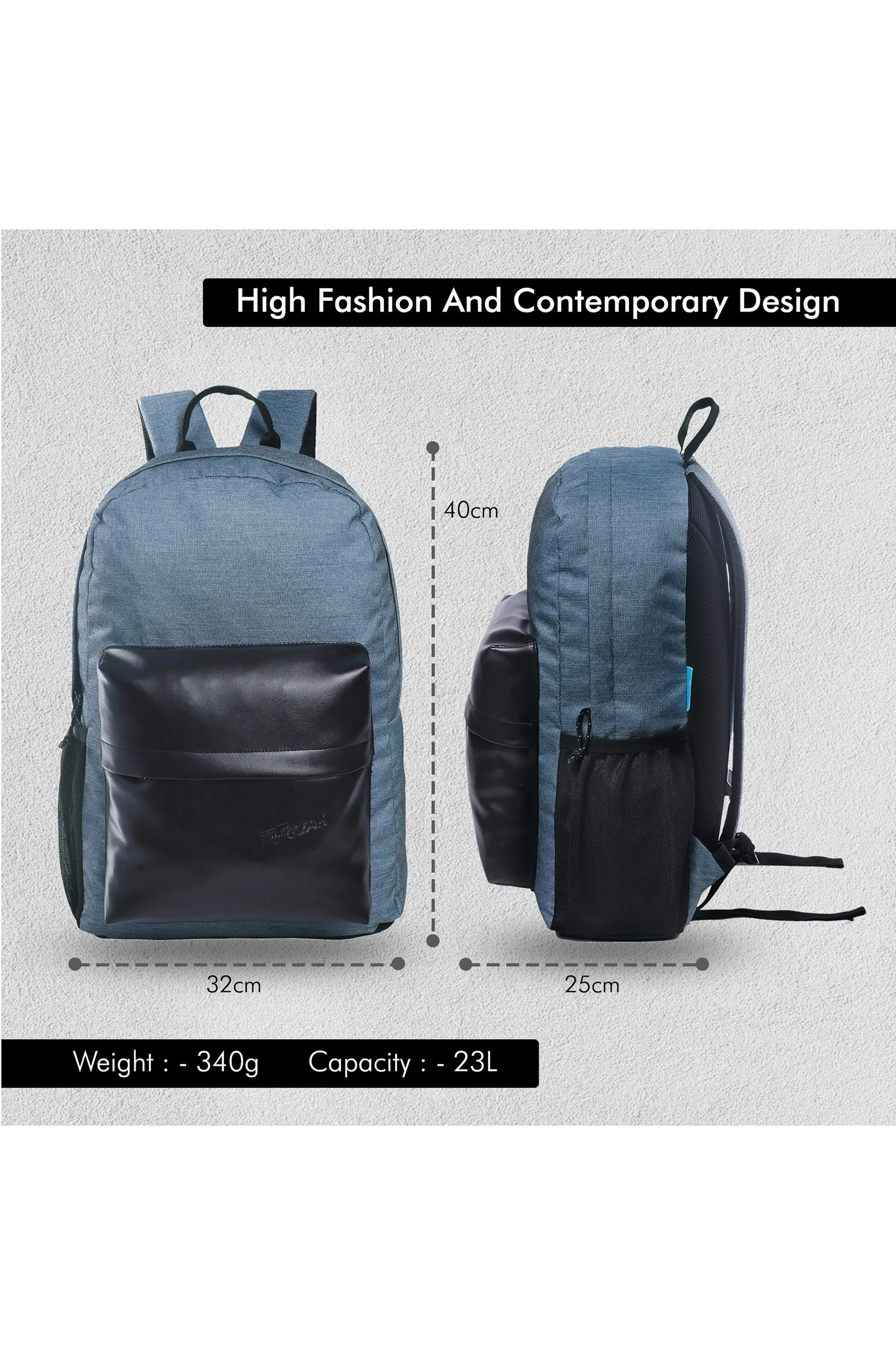 Emprise 23L Melange Blue Black Backpack