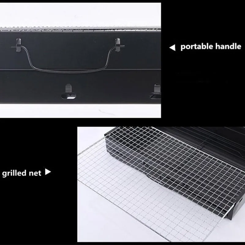 Folding Charcoal Grill Portable Outdoor Grill for BBQ Picnic