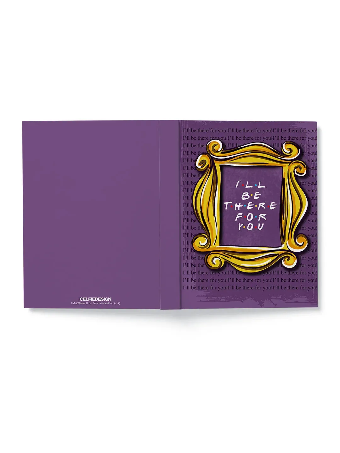 Friends I'll Be There For You Purple Door Frame Hardbound Diary