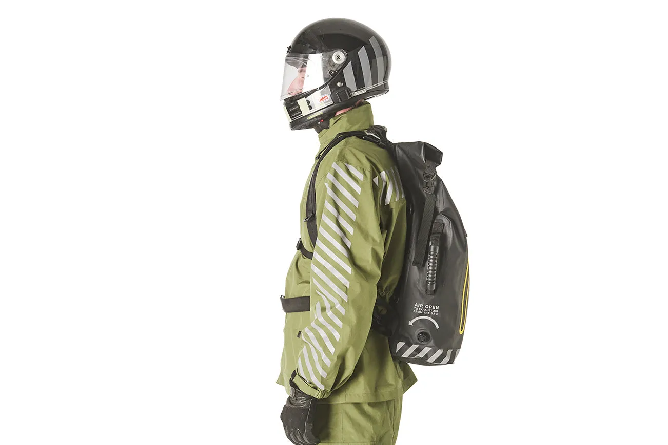 Fuel Motorcycles Expedition Backpack Black/Yellow