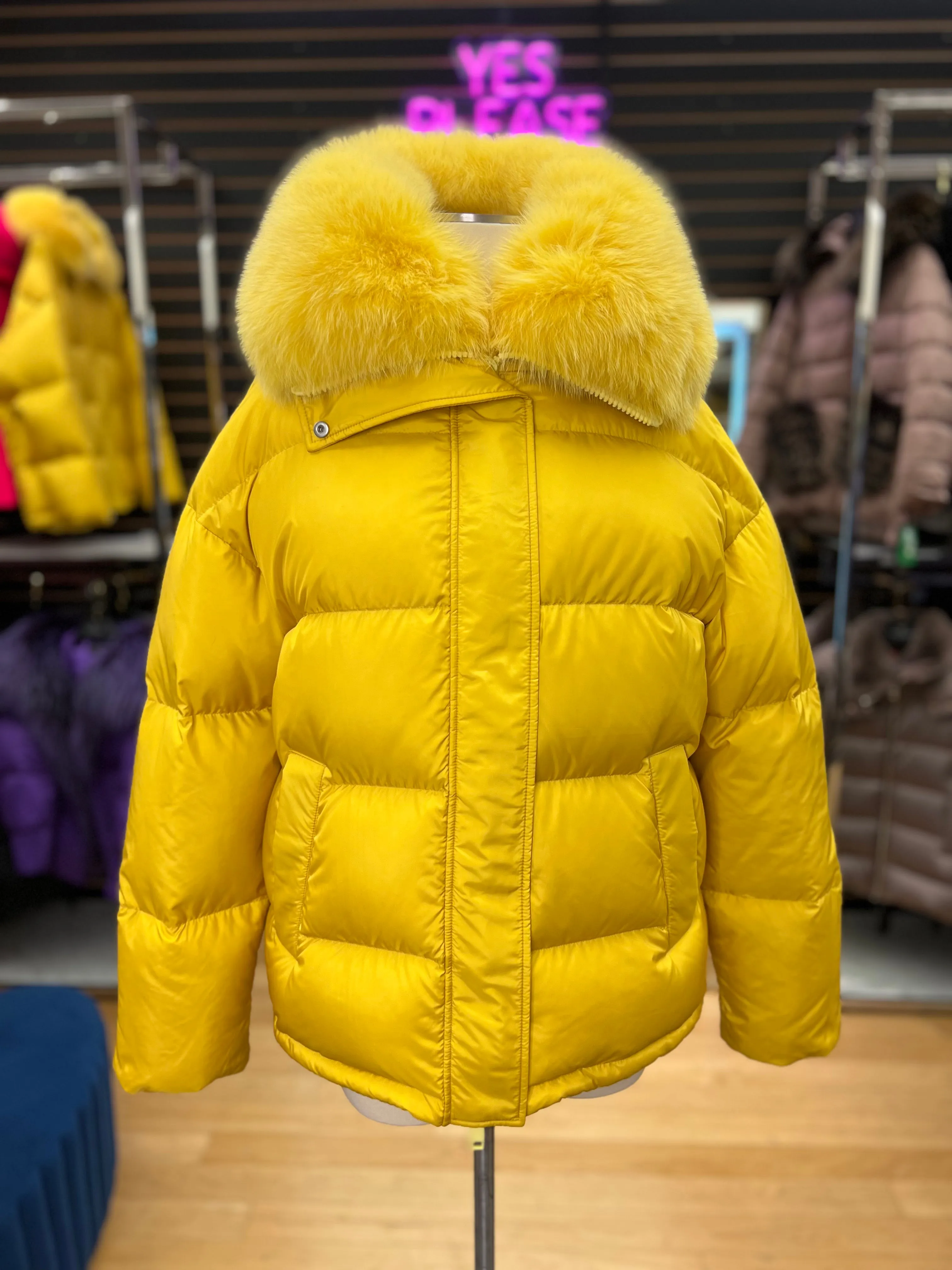 Genuine Polar Fox Premium Down Fill Jacket