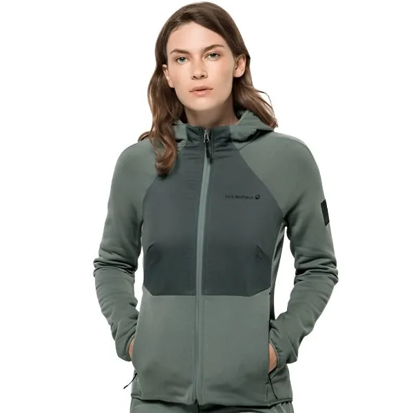 Jack Wolfskin Tasman Hybrid Jacket for Women - Hedge Green