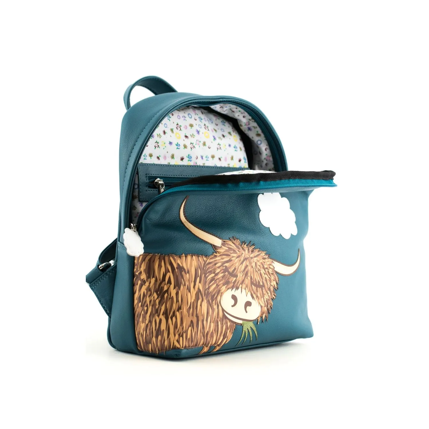 Mala Leather Green Bella Backpack