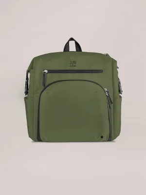 Modern Backpack Diaper Bag - Olive