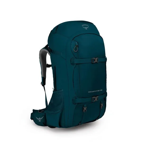 Osprey Farpoint Trek 55 Litre Travel and Hiking Backpack With Free Airport Cover/Raincover