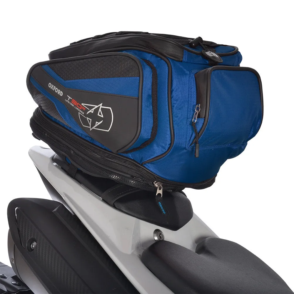 Oxford T30R 30 Litre Tail Pack   Rain Cover - Blue