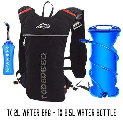 Reflective Hydration Backpack For Hiking & Running