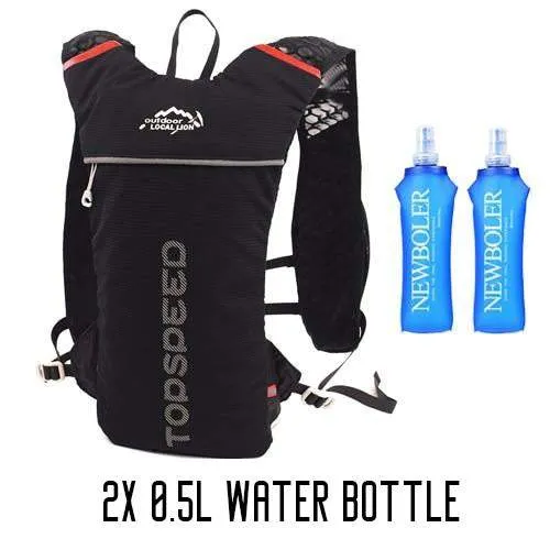 Reflective Hydration Backpack For Hiking & Running