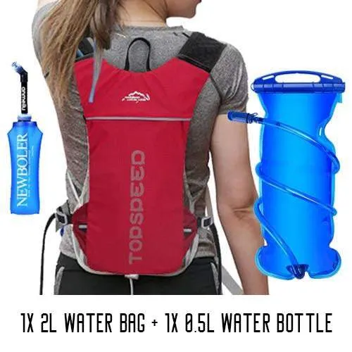 Reflective Hydration Backpack For Hiking & Running