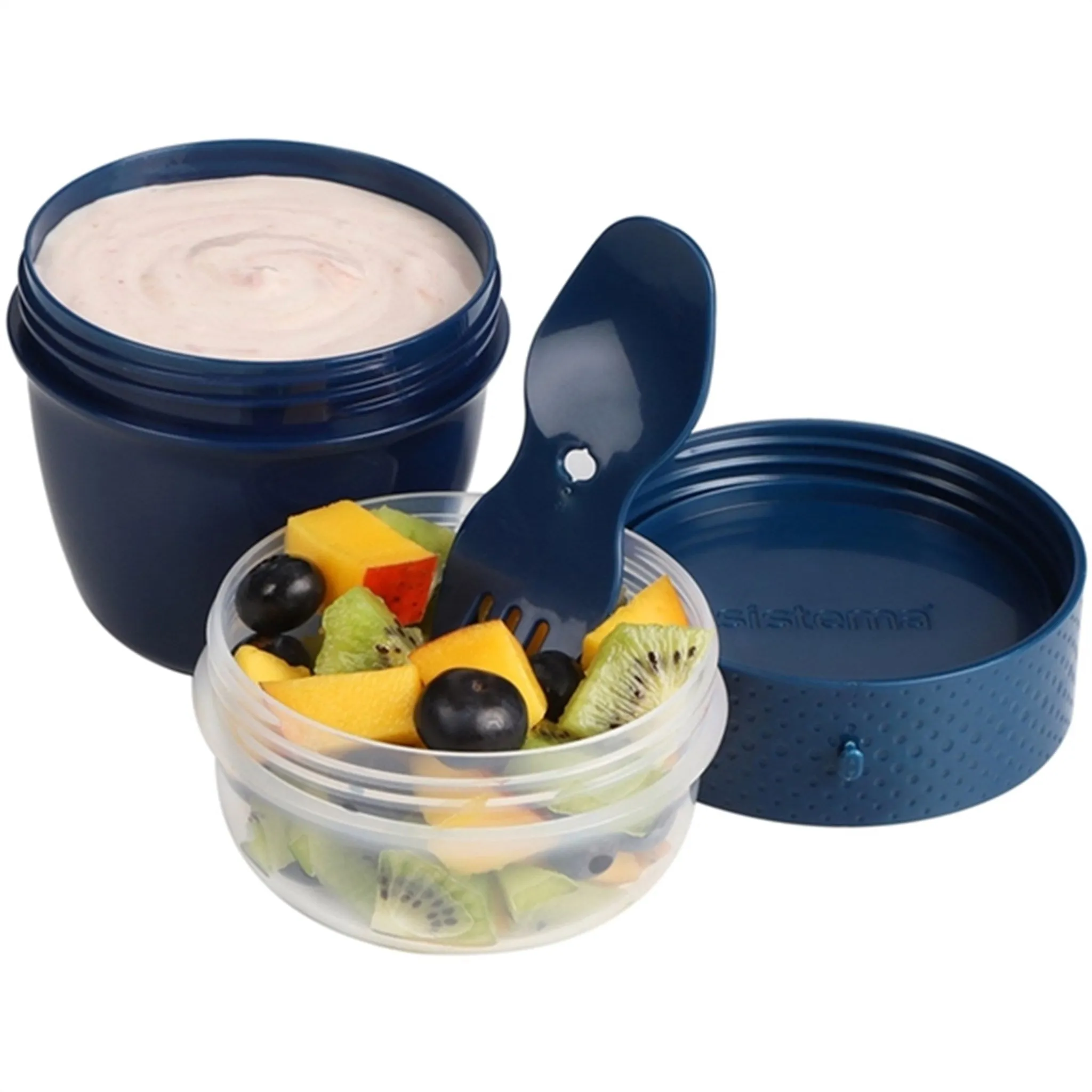 Sistema Renew To Go Snack Capsule Lunch Box 515 ml Blue