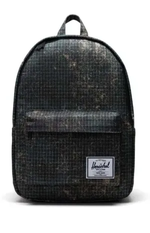 Sustainable Eco-Friendly Classic XL Backpack - Forest Grid Design