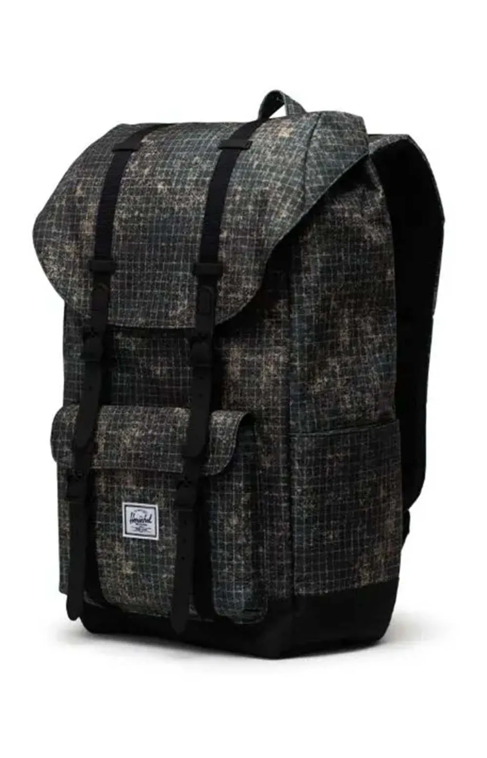 Sustainable Little America Backpack - Forest Grid