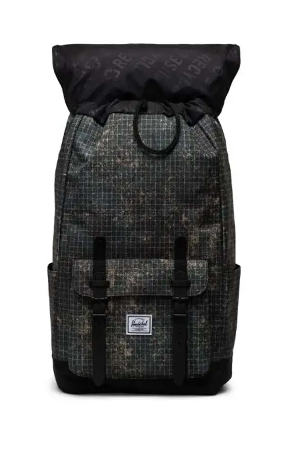 Sustainable Little America Backpack - Forest Grid